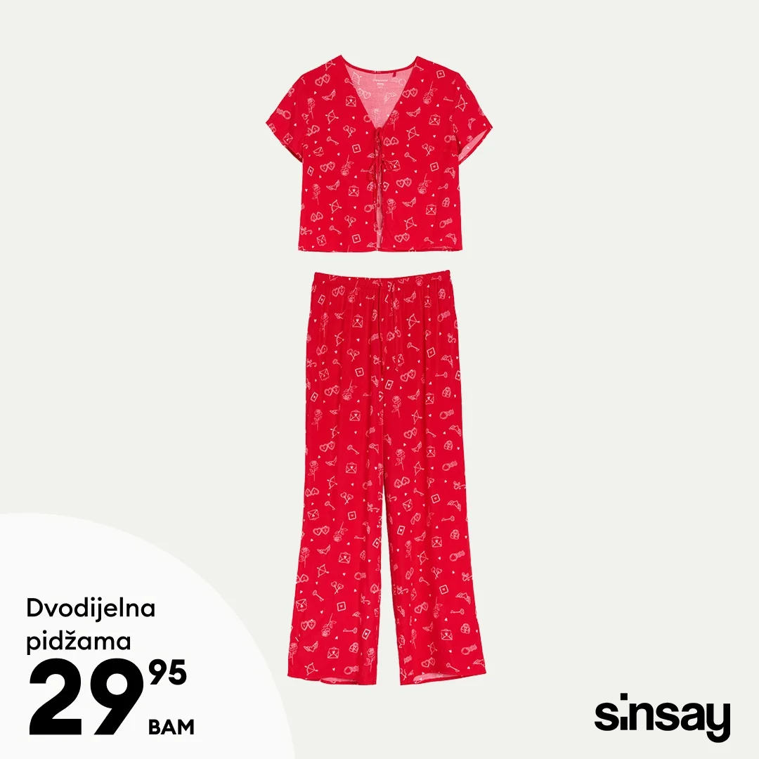 Sinsay akcija PIDŽAMA - januar 2026.