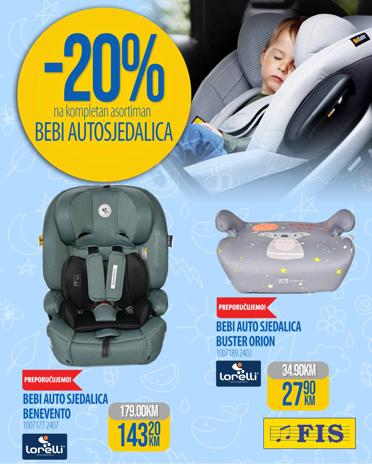 Fis akcija BEBI OPREMA 23-26.1.2026.