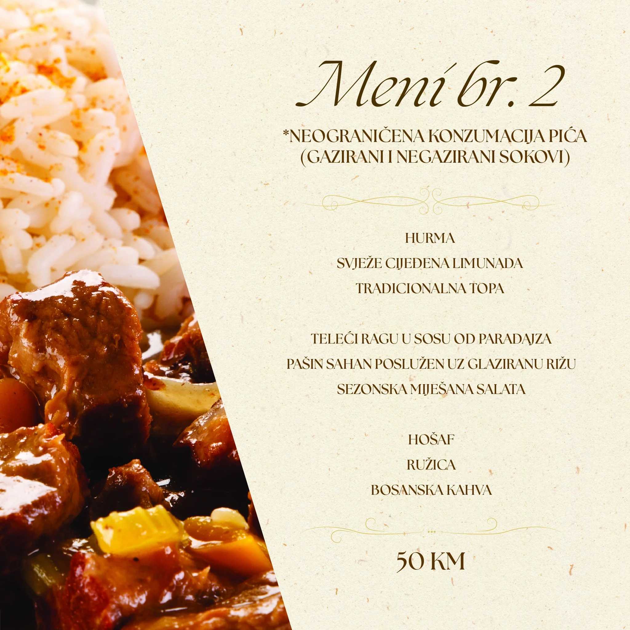 Tarčin Forest Resort and Spa Sarajevo - MGallery IFTARSKI MENI📍Sarajevo 2026.