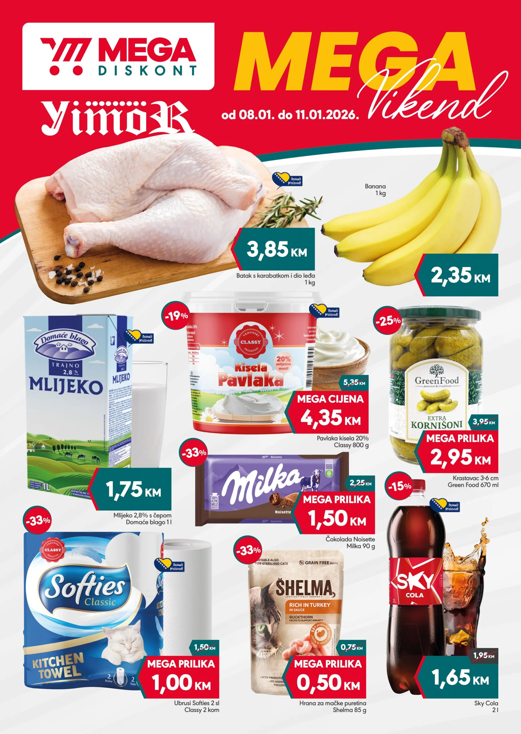 Mega Diskont vikend akcija 8-11.1.2026.