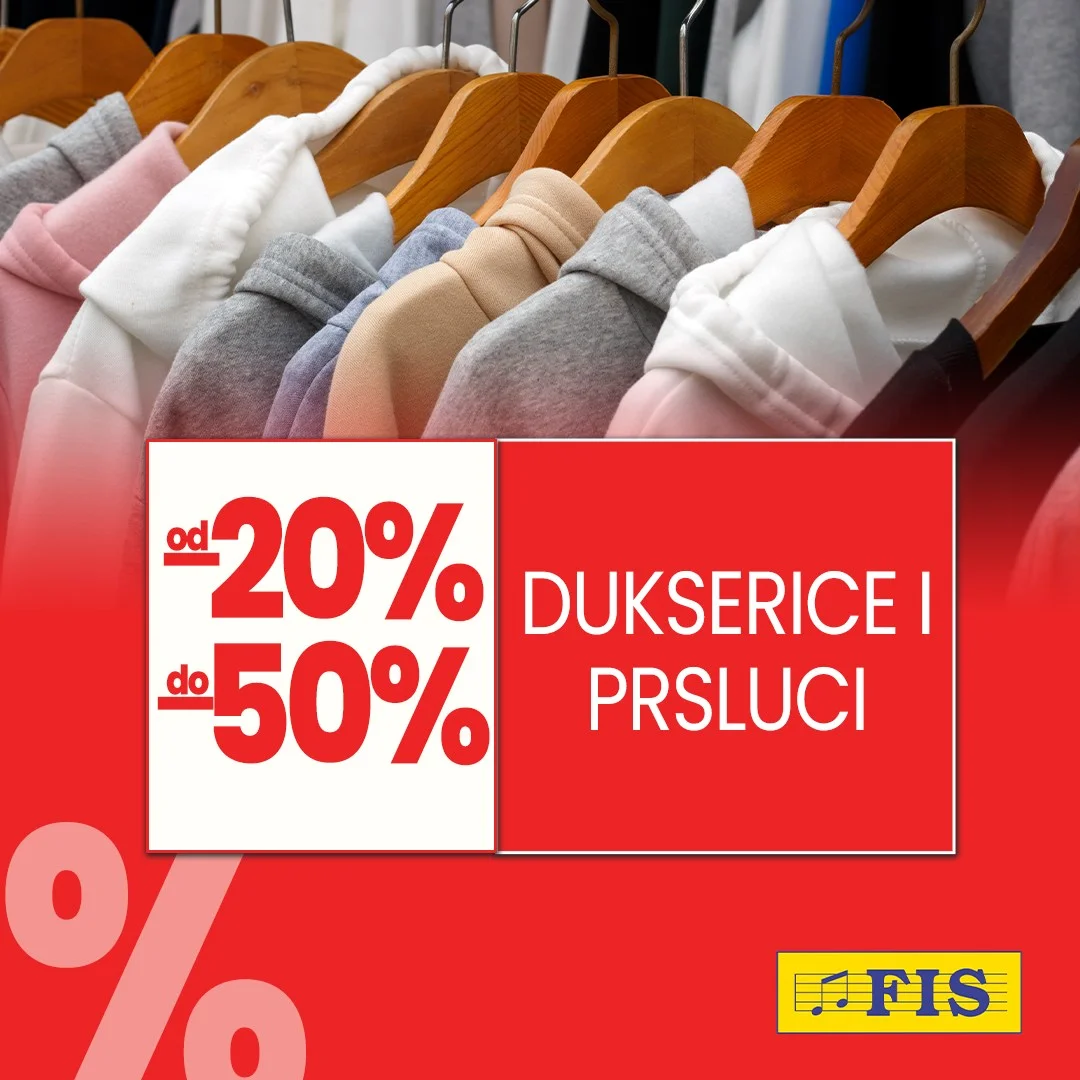 Fis SEZONSKO SNIŽENJE do 70% januar 2026.