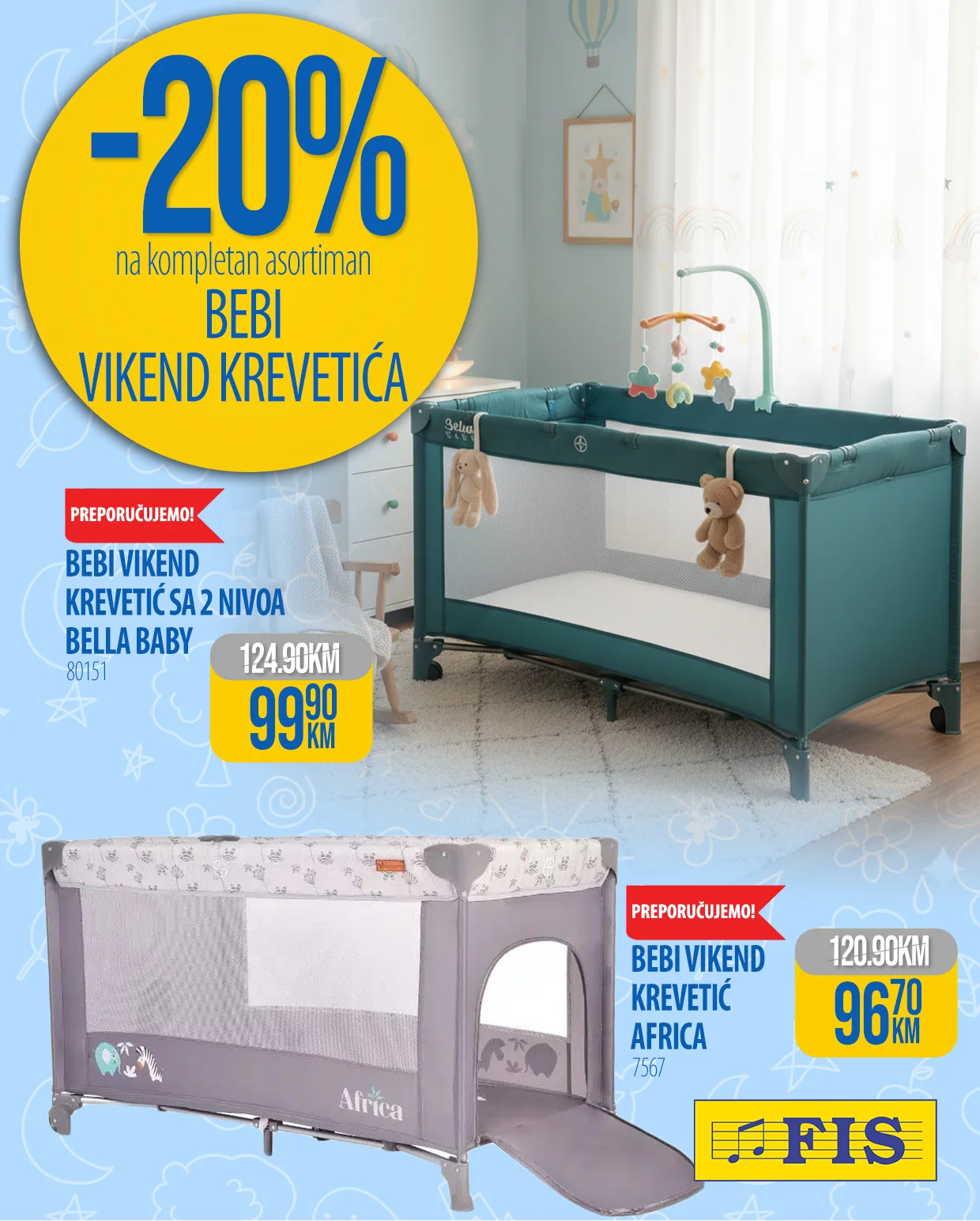 Fis akcija BEBI OPREMA 23-26.1.2026.