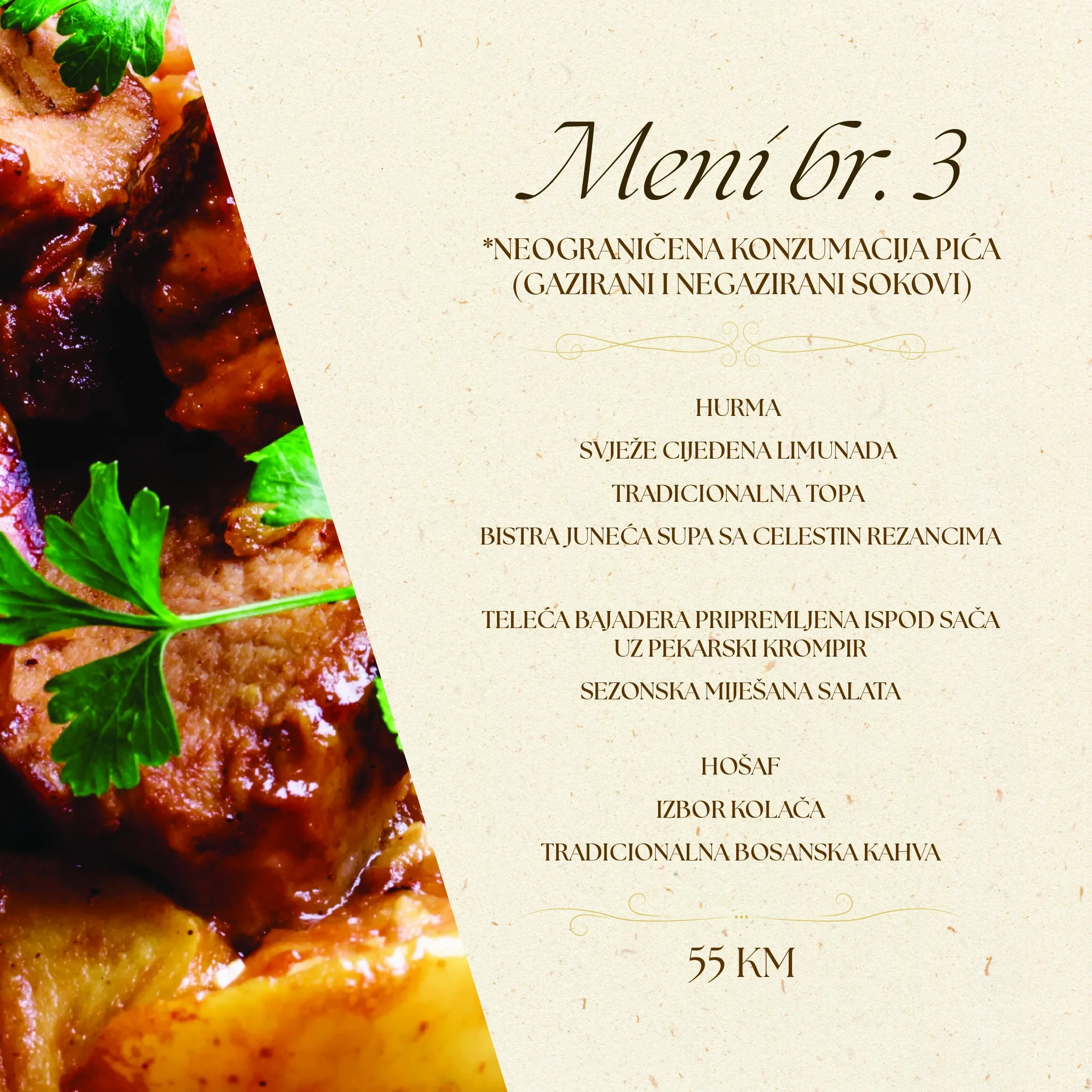 Tarčin Forest Resort and Spa Sarajevo - MGallery IFTARSKI MENI📍Sarajevo 2026.