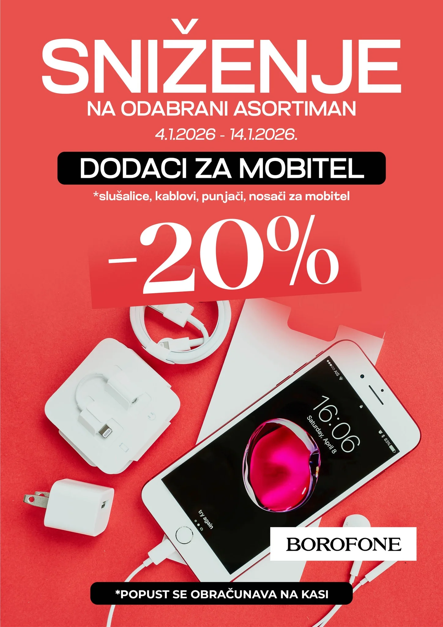 Bingo SNIŽENJE na odabrani asortiman 4-14.1.2026.