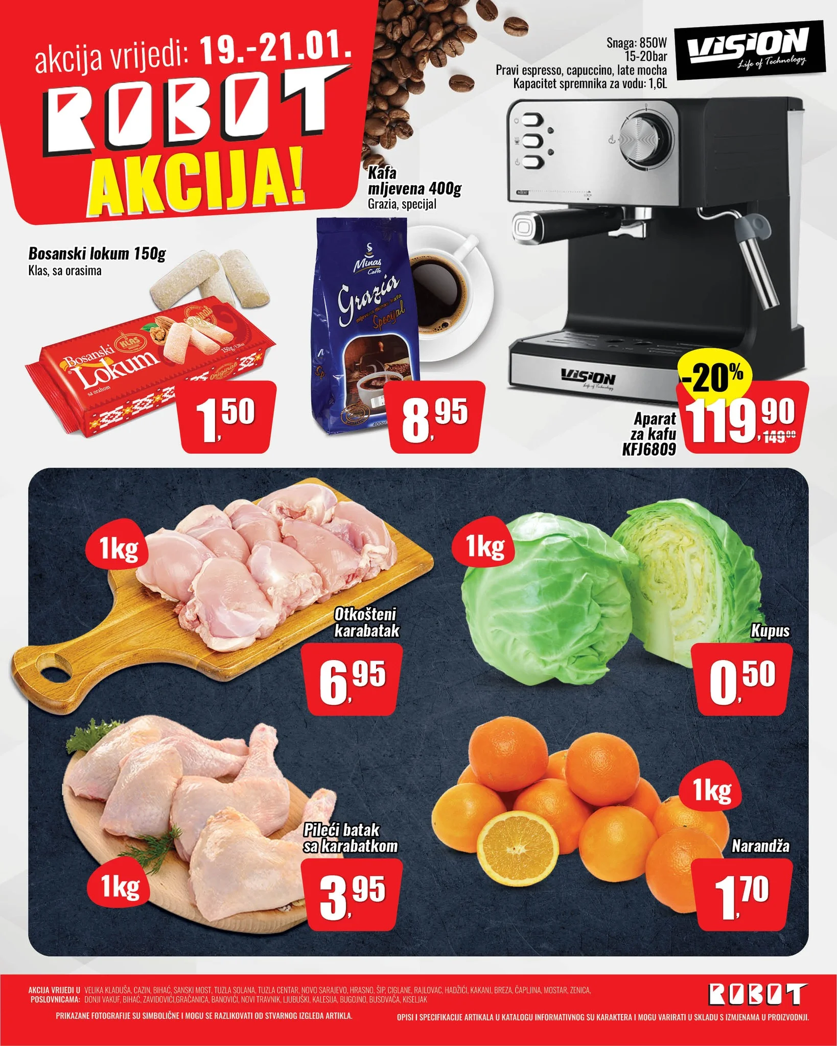 Robot akcija za početak sedmice 19-21.1.2026.