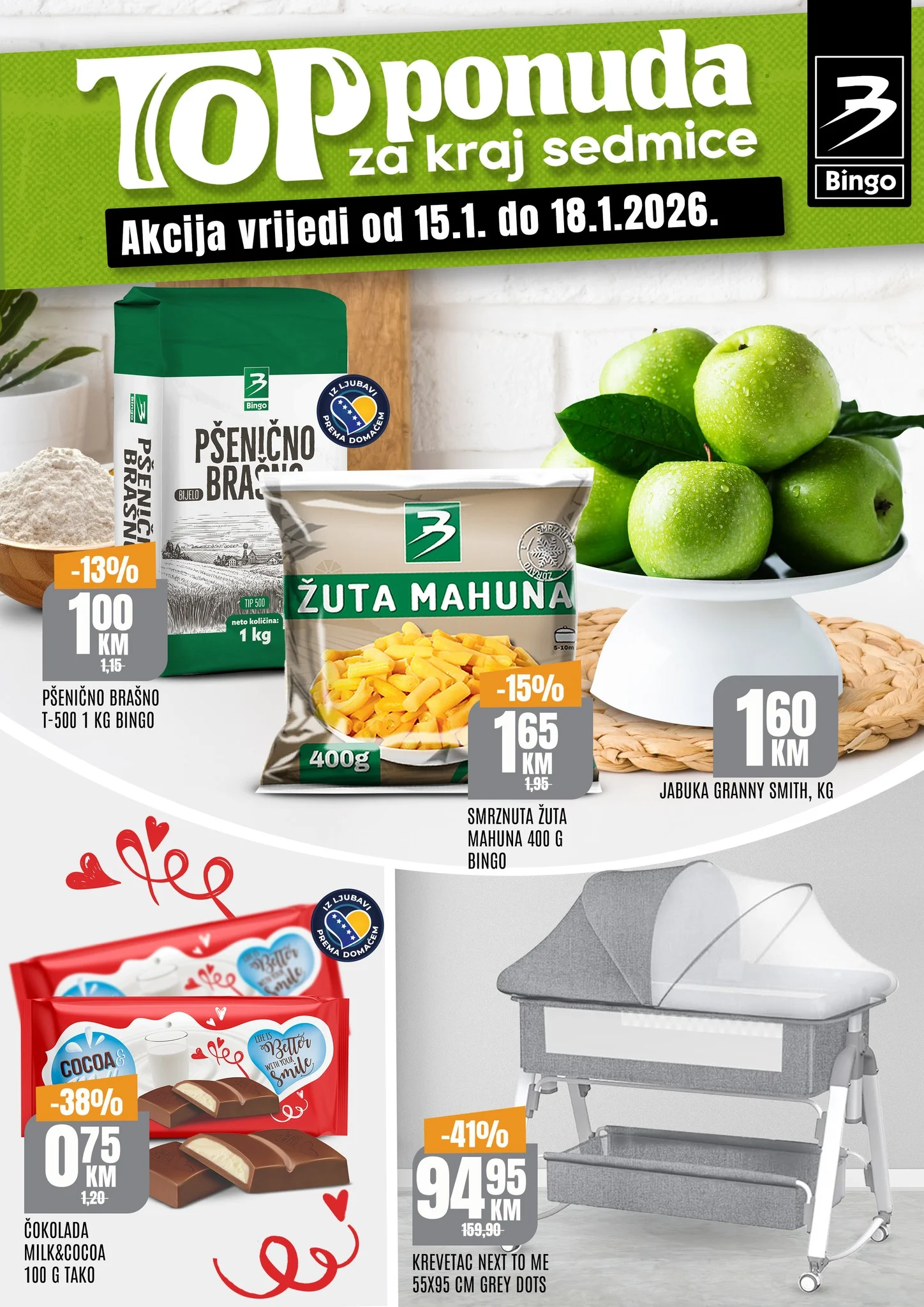 Bingo vikend akcijaa 15-18.1.2025.