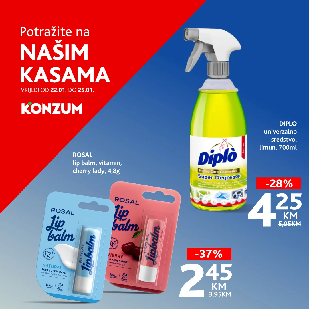 Konzum AKCIJA NA KASAMA 22-25.1.2026.