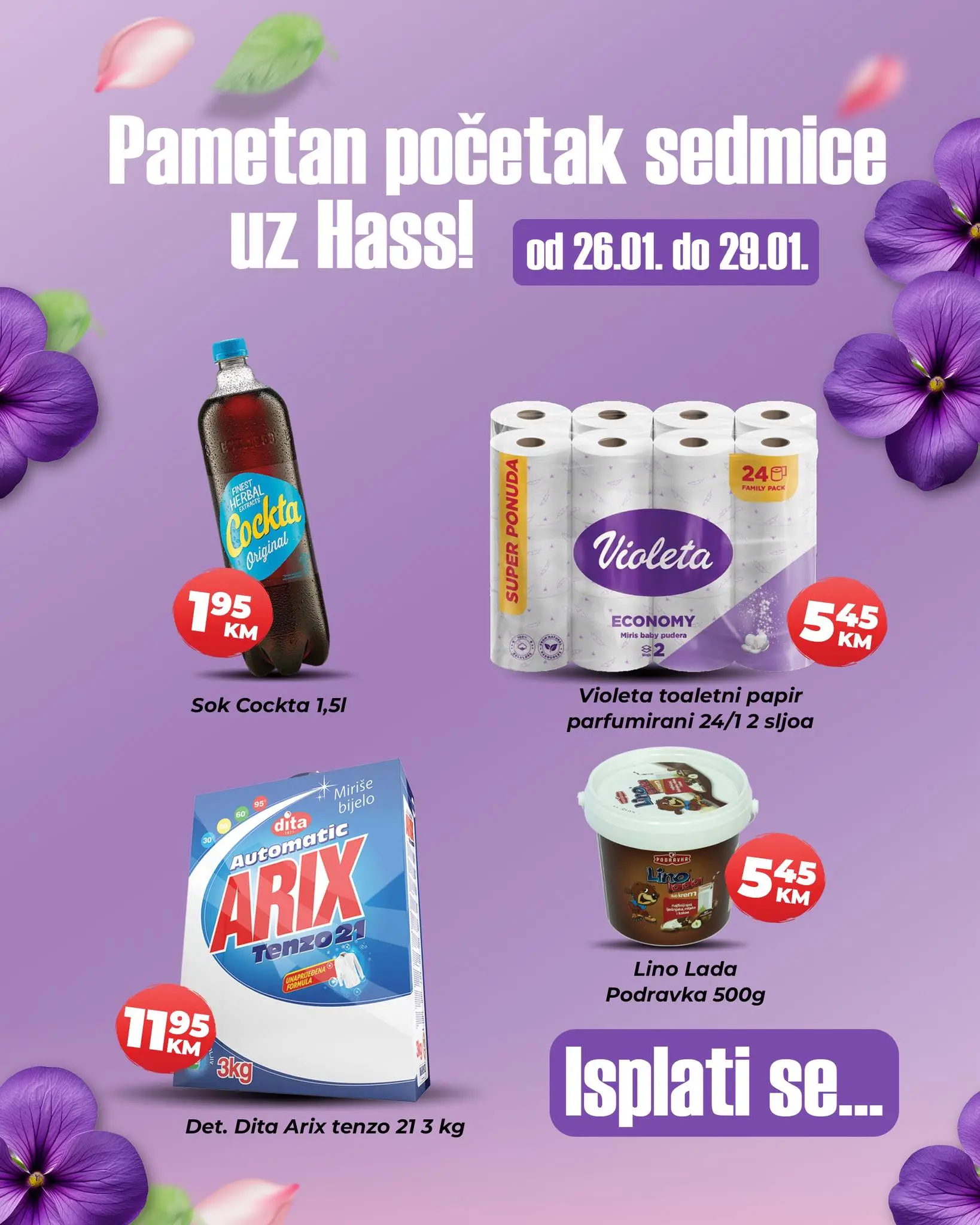 Hass komerc akcija za početak sedmice 26-29.1.2026.