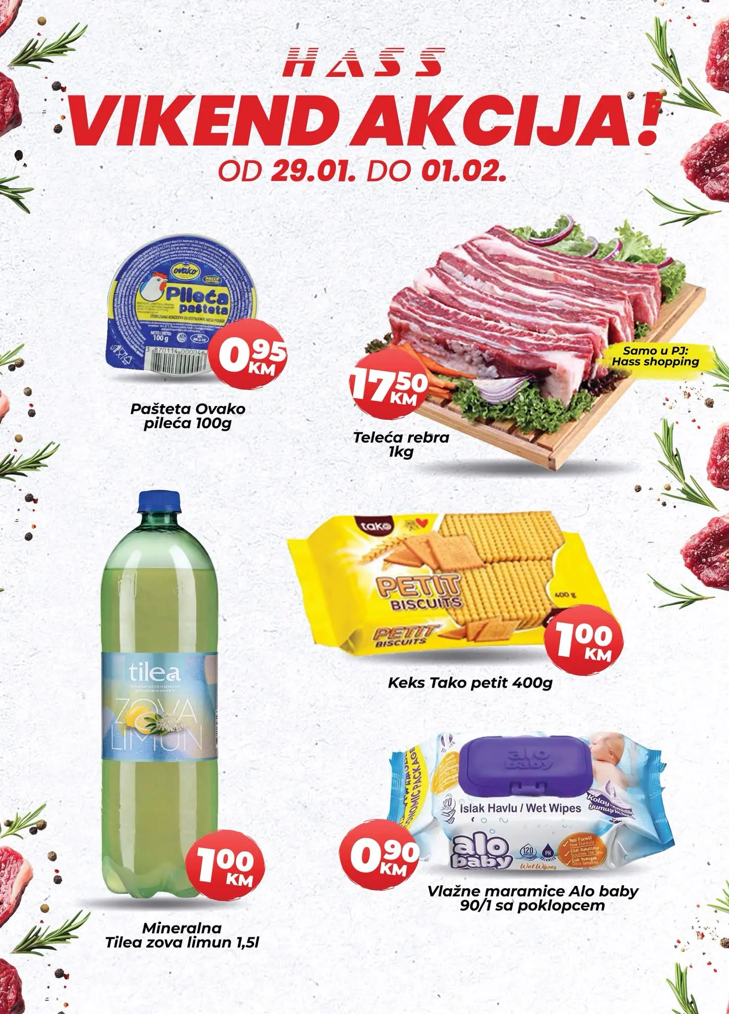 Hass komerc vikend akcija 29.1-1.2.2026.