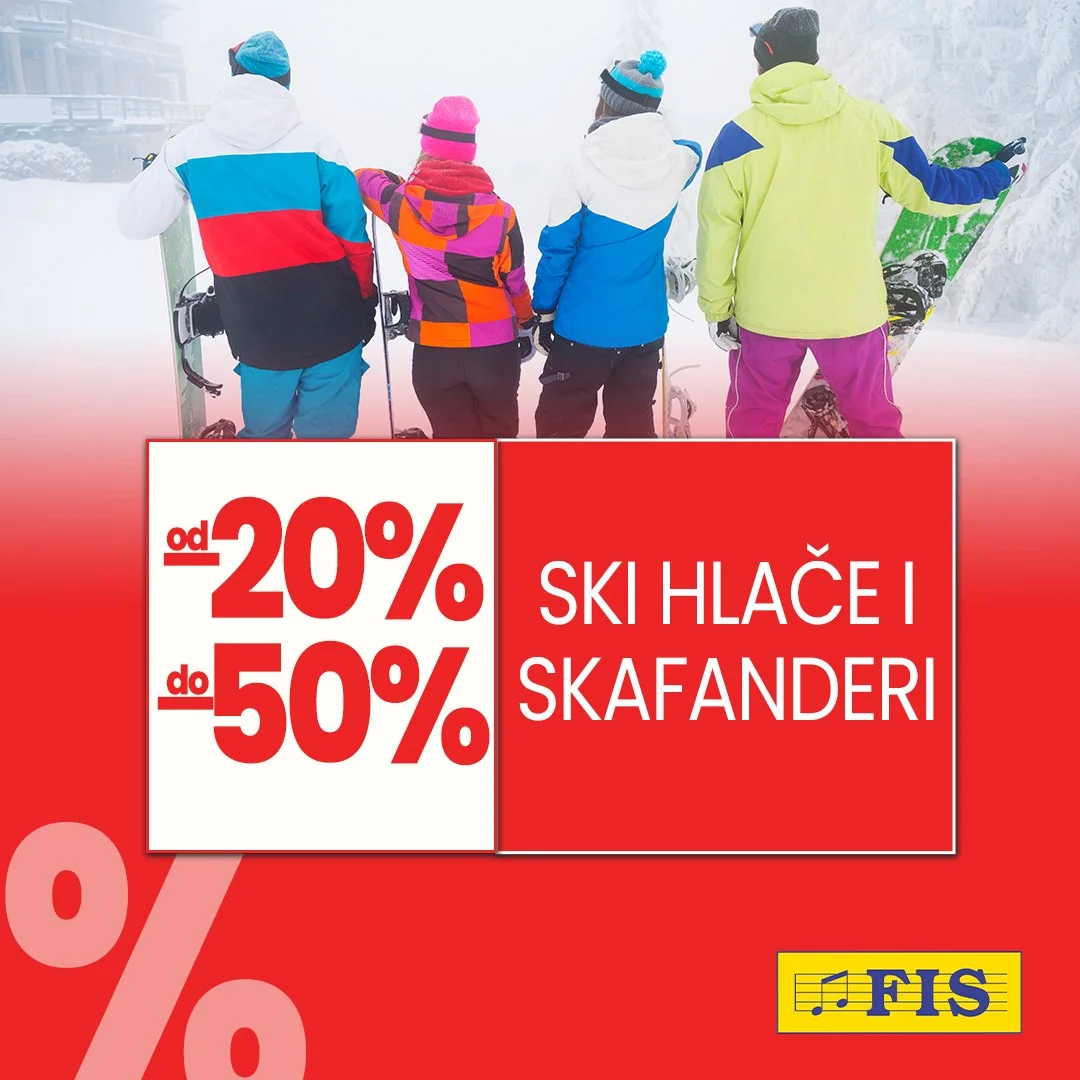 Fis SEZONSKO SNIŽENJE do 70% januar 2026.