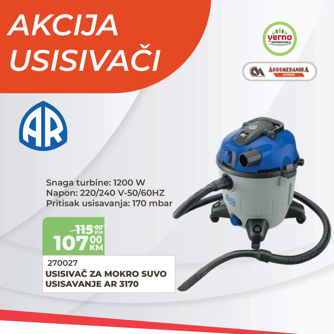 Verno by Agromehanika MJESEČNA AKCIJA – januar 2026.