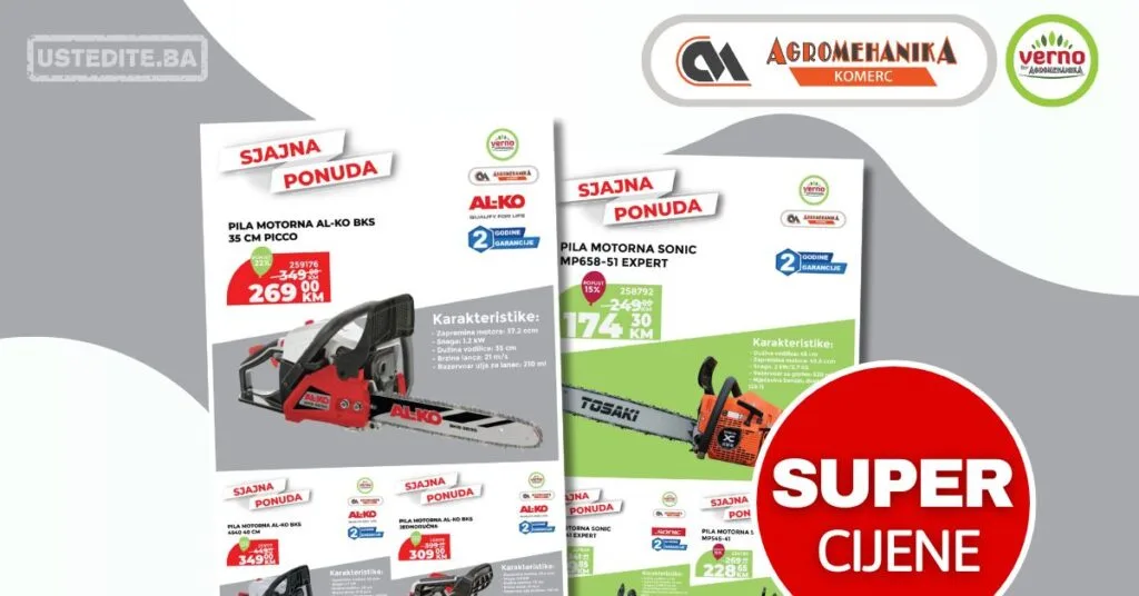 Verno by Agromehanika SUPER AKCIJA – januar 2026.