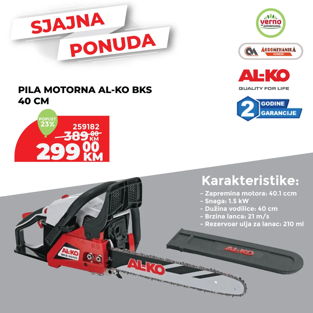 Verno by Agromehanika SUPER AKCIJA – januar 2026.