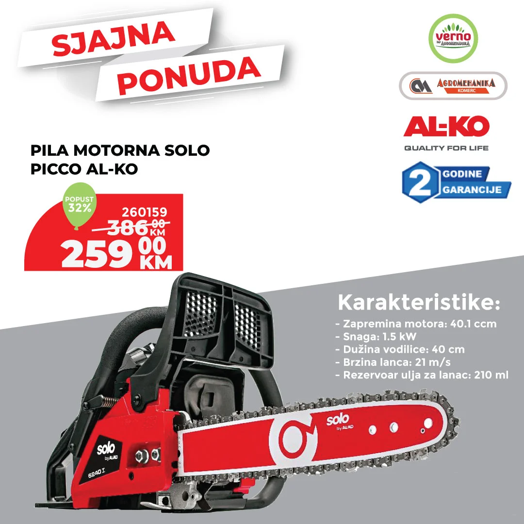 Verno by Agromehanika SUPER AKCIJA – januar 2026.