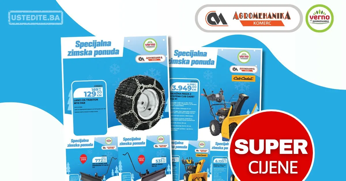 Verno by Agromehanika ZIMSKA PONUDA - januar 2026.
