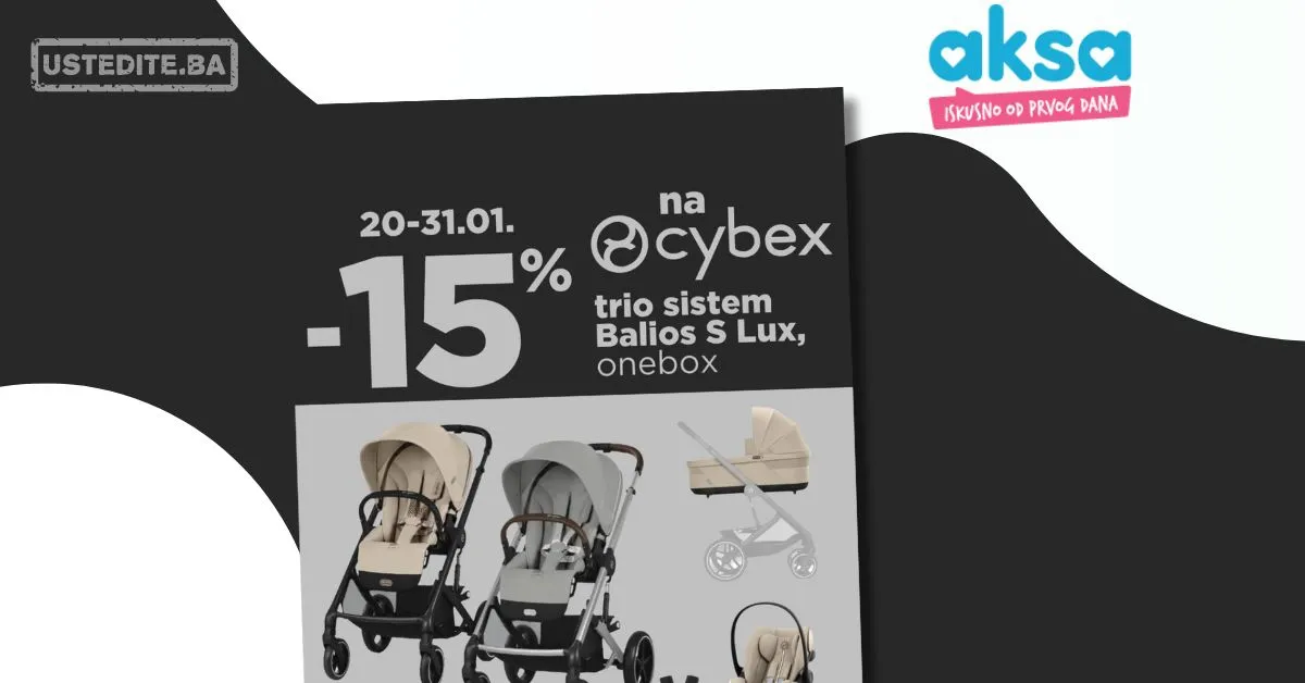 Aksa AKCIJA Cybex TRIO sistema 20-29.1.2026.