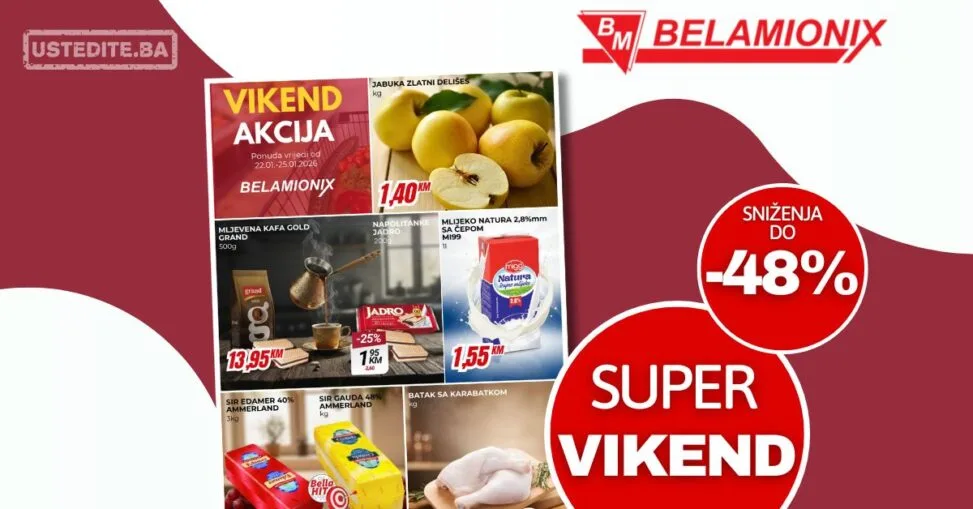 Belamionix vikend akcija 22-25.1.2026.
