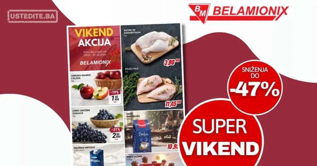 Belamionix vikend akcija 29.1-1.2.2026.