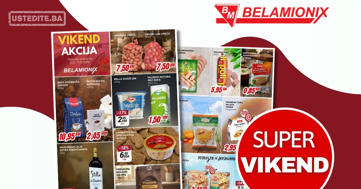 Belamionix vikend akcija 8-11.1.2026.