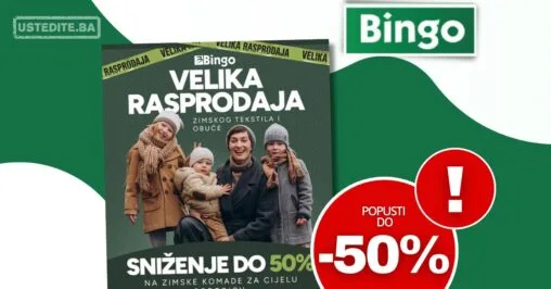 Bingo SNIŽENJE do 50% - do isteka zaliha.