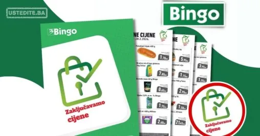 Bingo ZAKLJUČAVAMO CIJENE 12.1-28.2.2026.