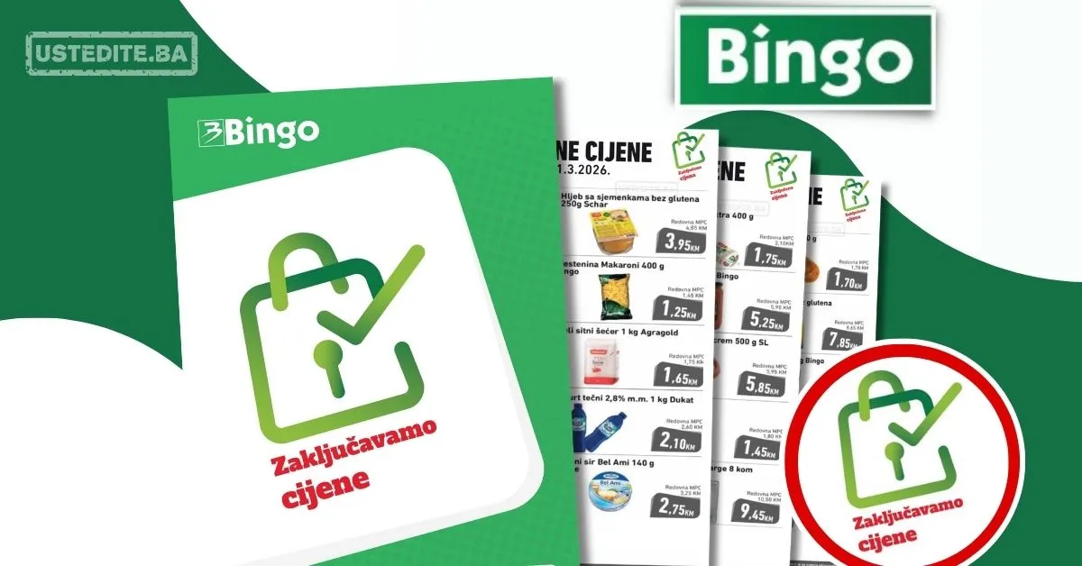 Bingo ZAKLJUČANE CIJENE 2.1-1.3.2026.
