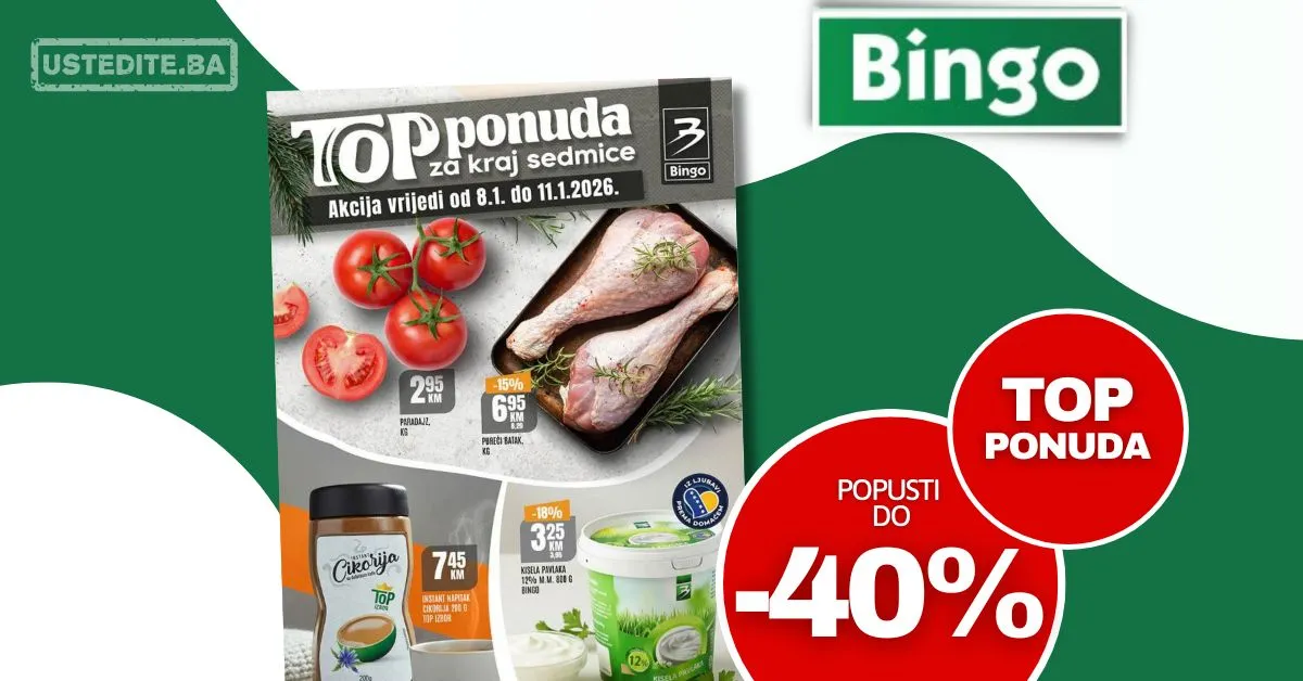 Bingo vikend akcija 8-11.1.2026.