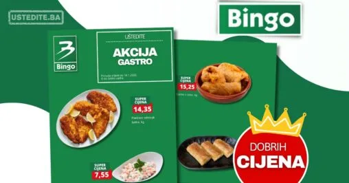 Bingo akcija GASTRO PONUDA