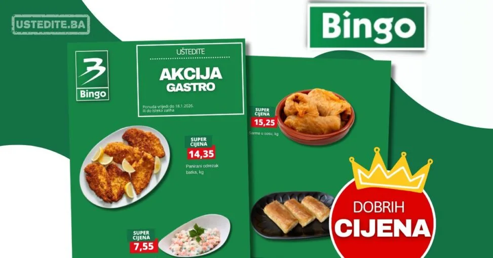 Bingo akcija GASTRO PONUDA