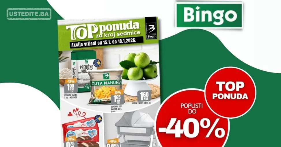 Bingo vikend akcijaa 15-18.1.2025.