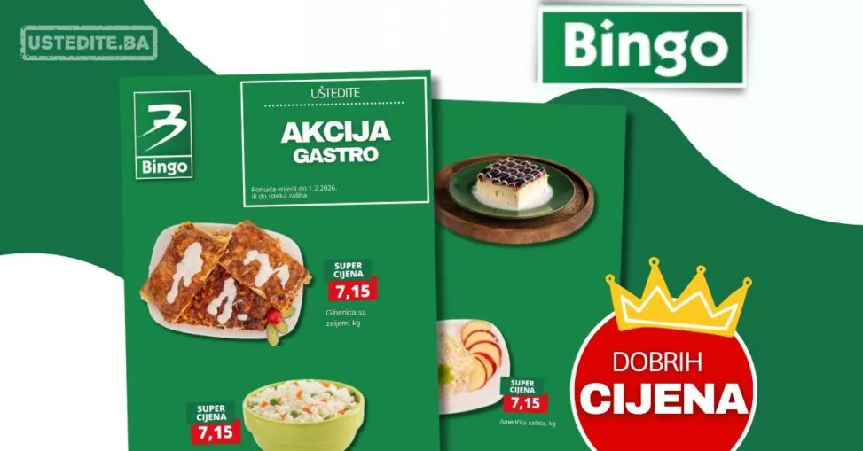 Bingo akcija GASTRO PONUDA