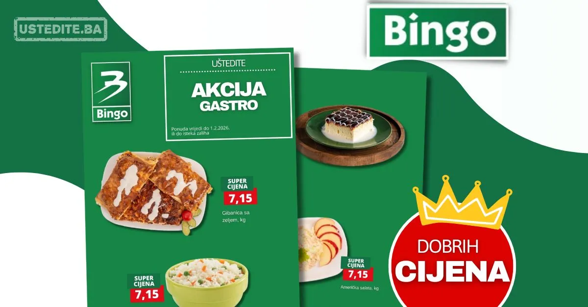 Bingo akcija GASTRO PONUDA