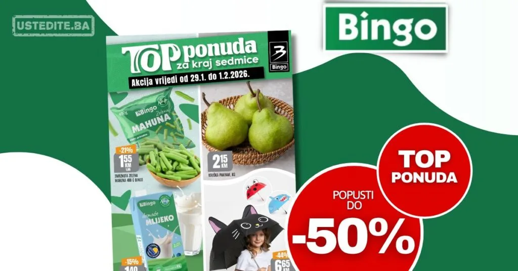 Bingo vikend akcija 29.1-1.2.2026.