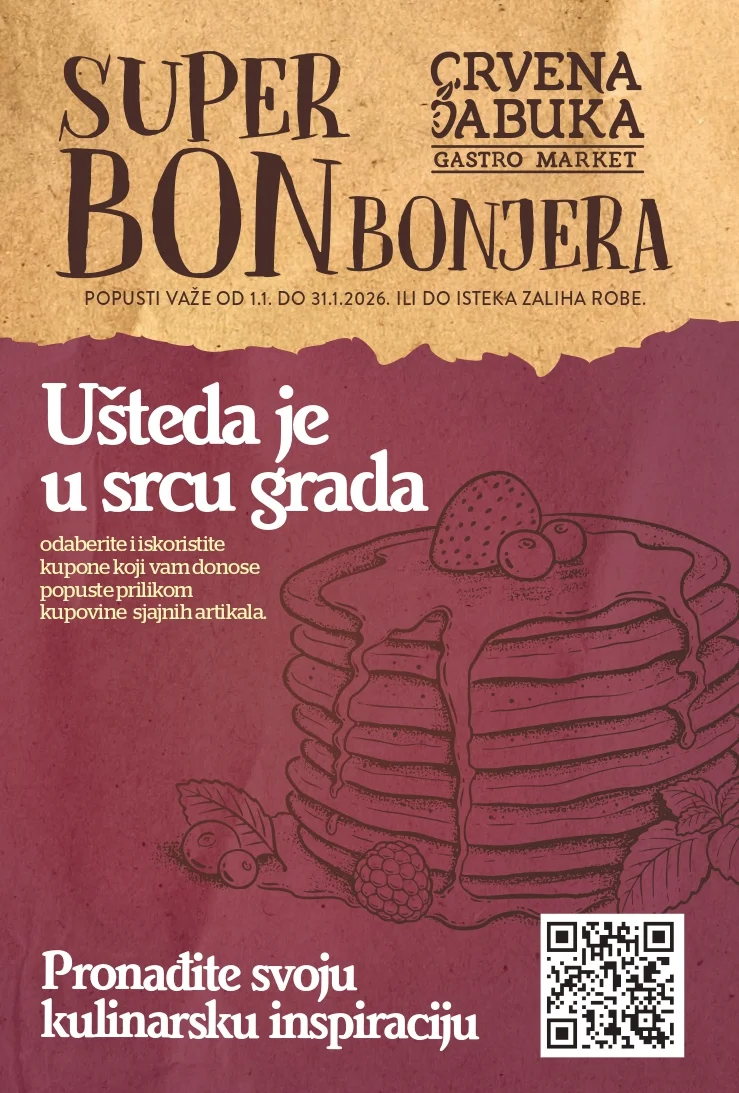Crvena Jabuka GASTRO 1-31.1.2026. 