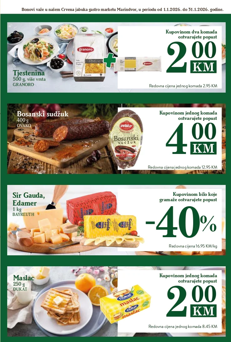 Crvena Jabuka GASTRO 1-31.1.2026. 