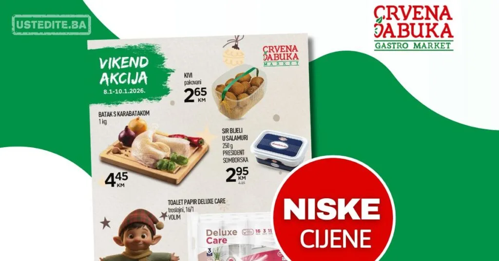 Crvena Jabuka vikend akcija 8-10.1.2026.