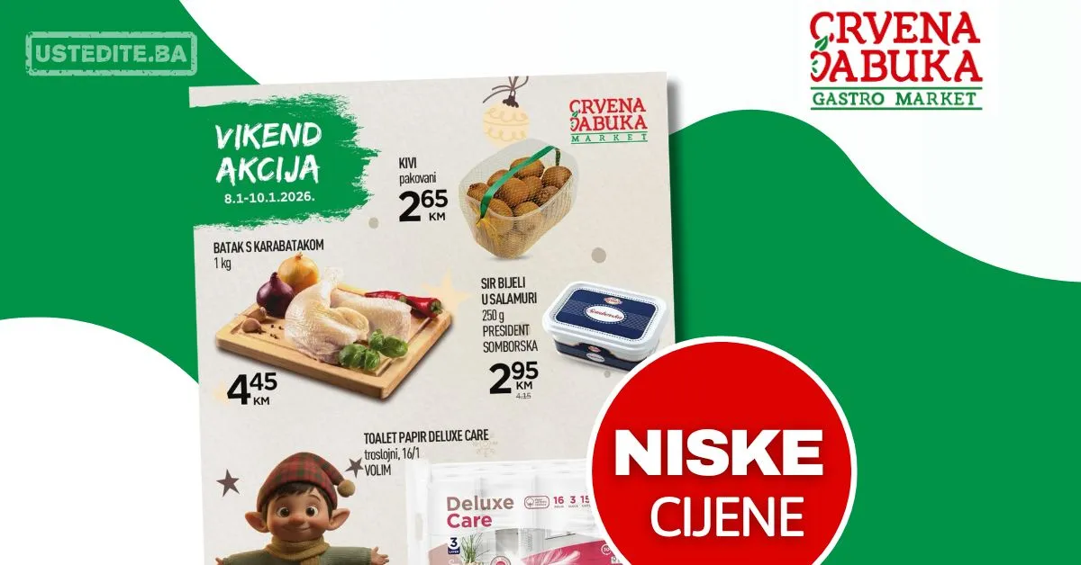 Crvena Jabuka vikend akcija 8-10.1.2026.