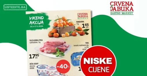 Crvena Jabuka vikend akcija 15-17.1.2026.
