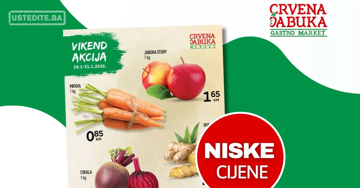 Crvena Jabuka vikend akcija 29-31.1.2026.