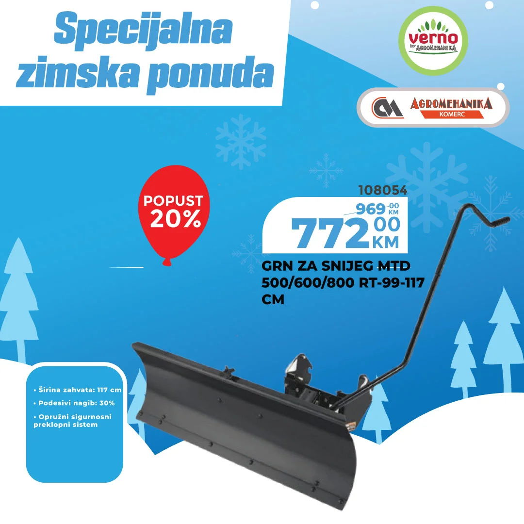 Verno by Agromehanika ZIMSKA PONUDA - januar 2026.