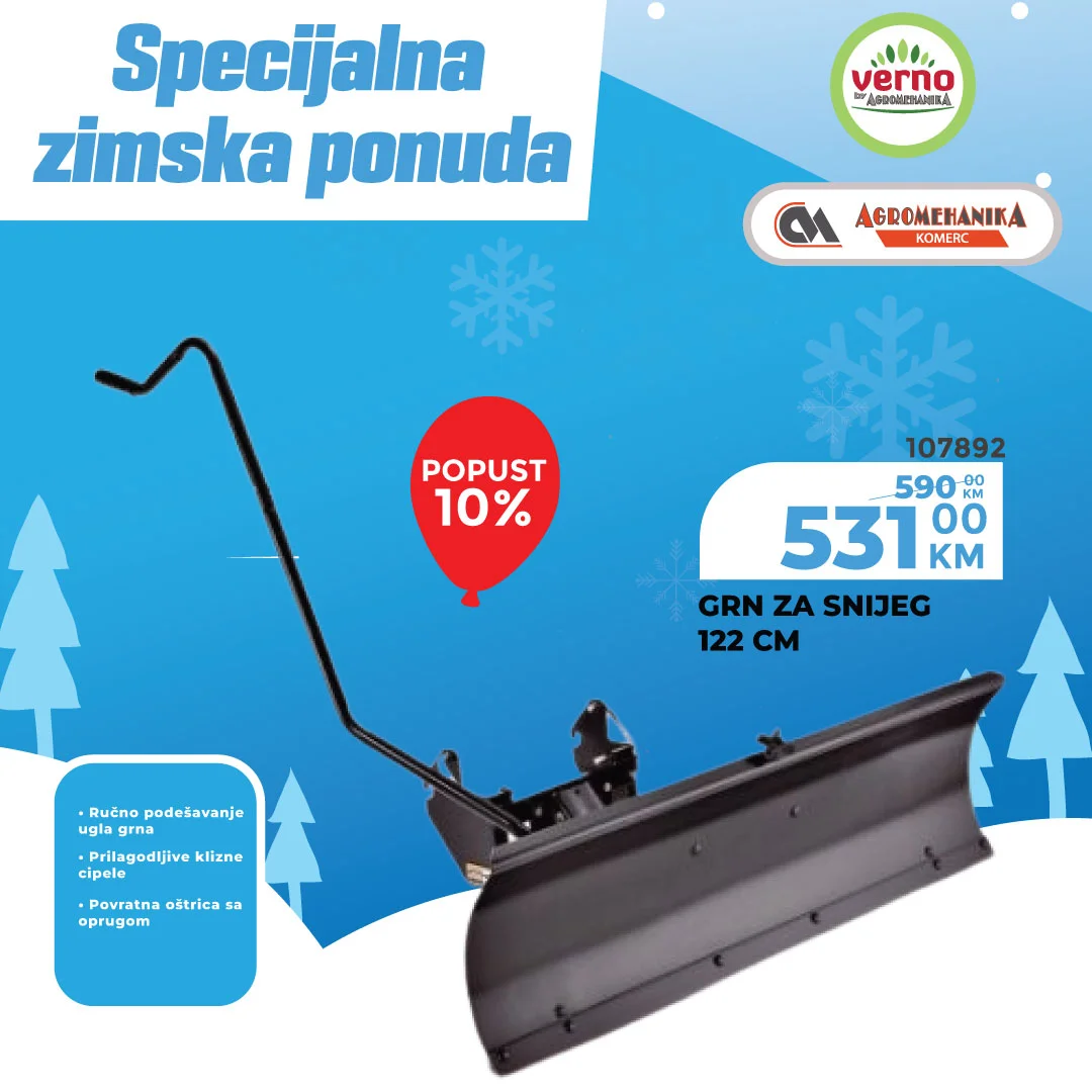 Verno by Agromehanika ZIMSKA PONUDA - januar 2026.