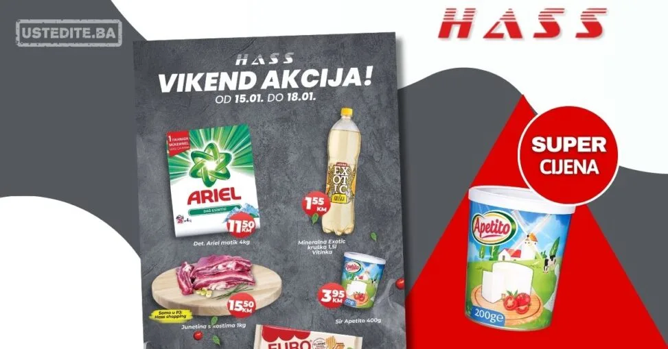 Hass komerc vikend akcija 15-18.1.2026.