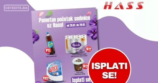 Hass komerc akcija za početak sedmice 26-29.1.2026.
