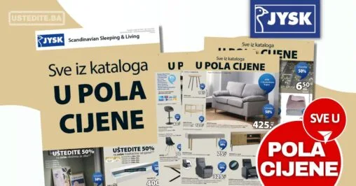 Jysk katalog SVE U POLA CIJENE 28.1-10.2.2026.