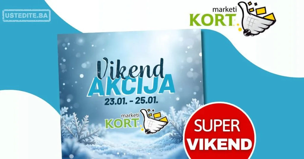 Kort vikend akcija 23-25.1.2026.