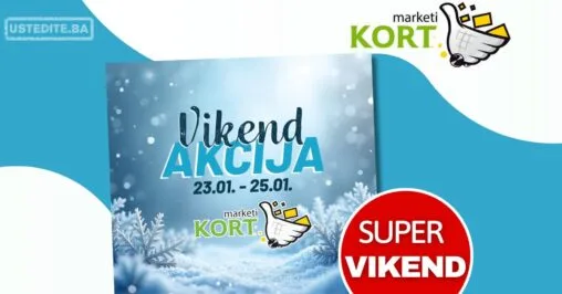 Kort vikend akcija 23-25.1.2026.