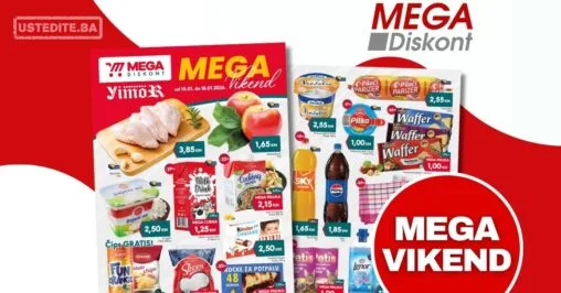 Mega Diskont vikend akcija 15-18.1.2026.