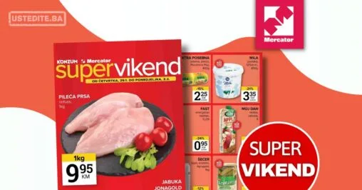 Mercator vikend akcija 29.1-2.2.2026.