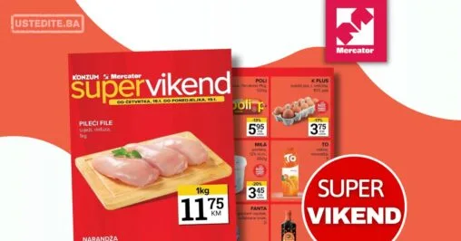 Mercator vikend akcija 15-19.1.2026.