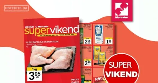 Mercator vikend akcija 22-26.1.2026.